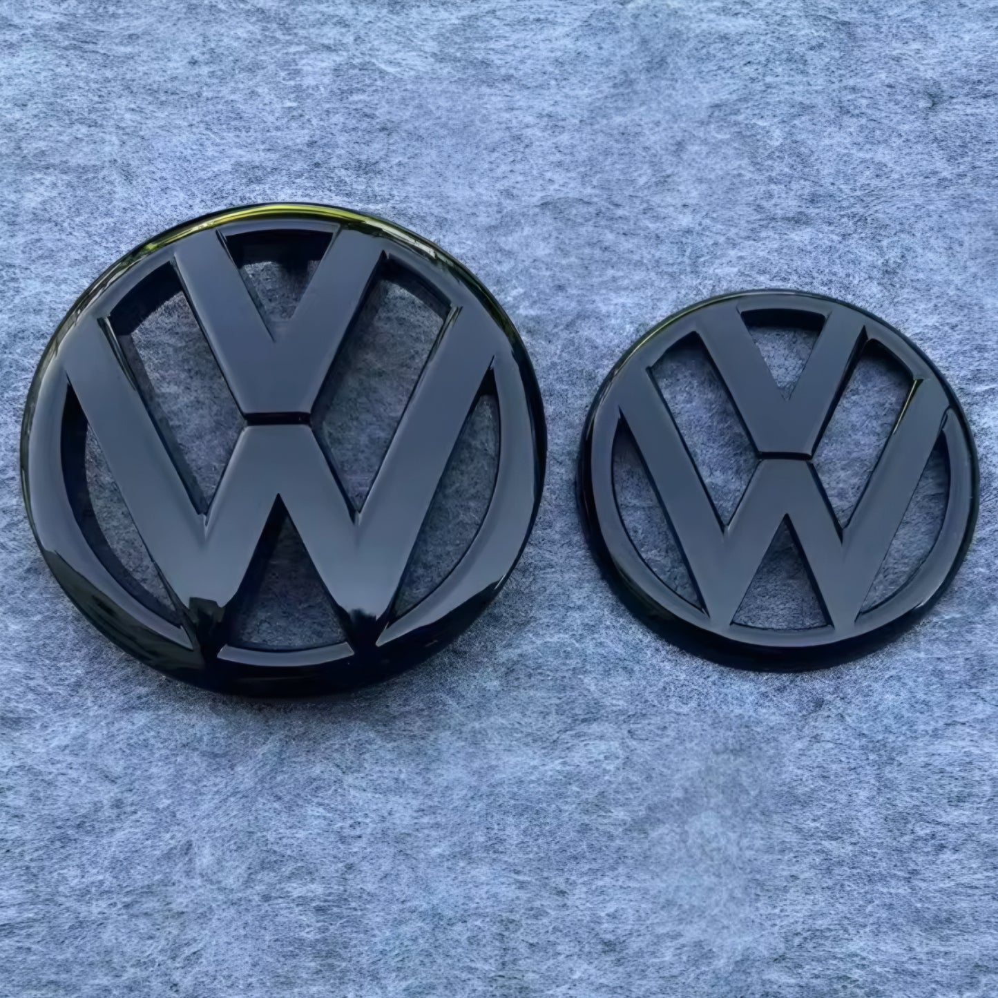 VW Golf MK7 / MK7.5 Gloss Black Front & Rear Badge Set