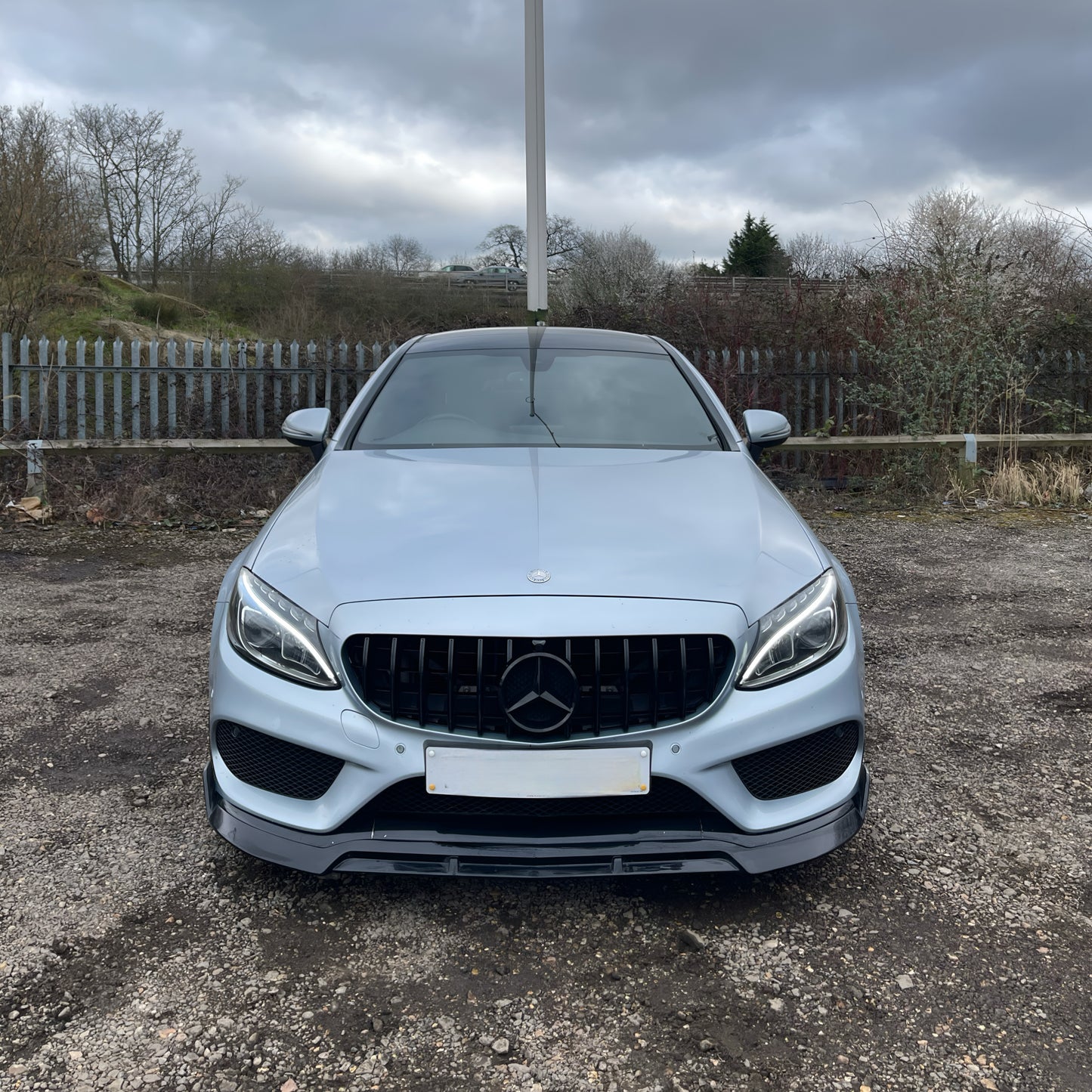 Mercedes-Benz C-Class W205 Gloss Black AMG Grille