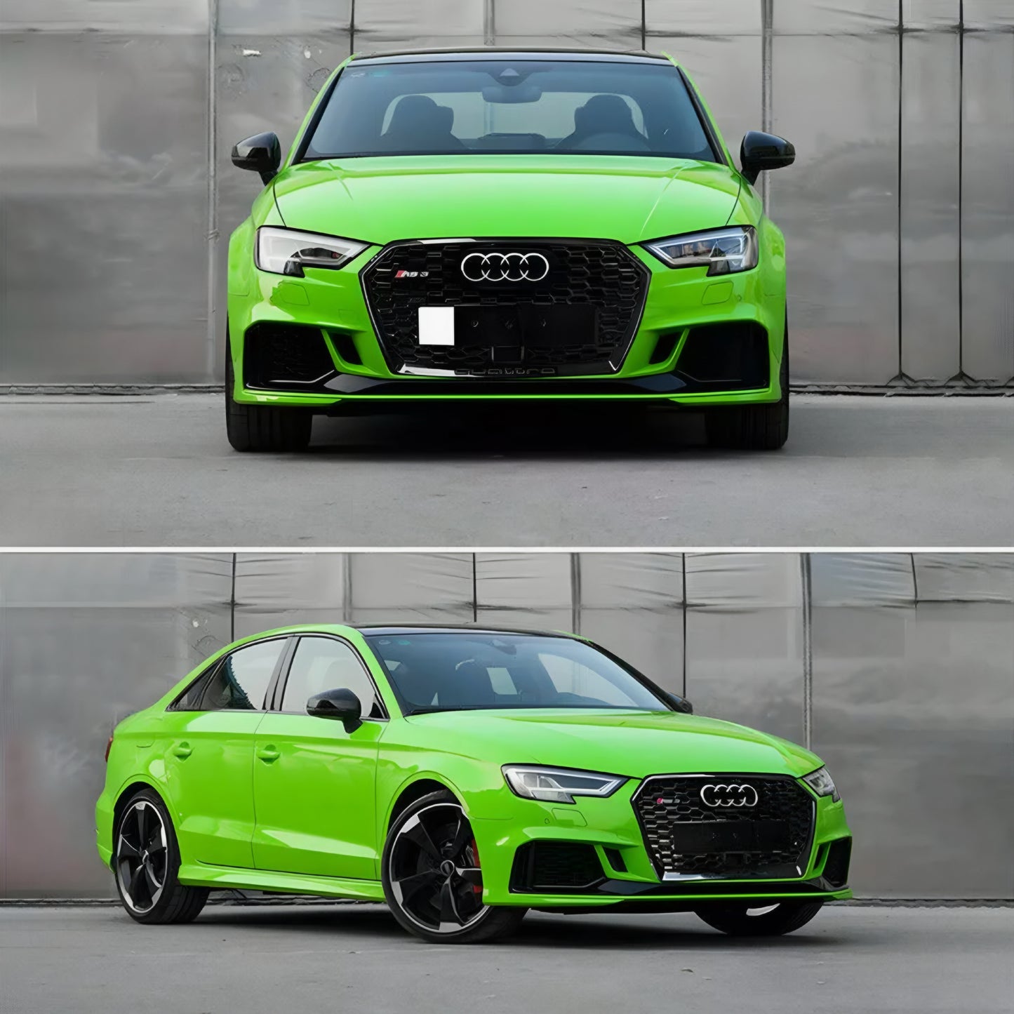 Audi A3/S3 8V Facelift RS3 Style Honeycomb Front Grille (2016–2019)