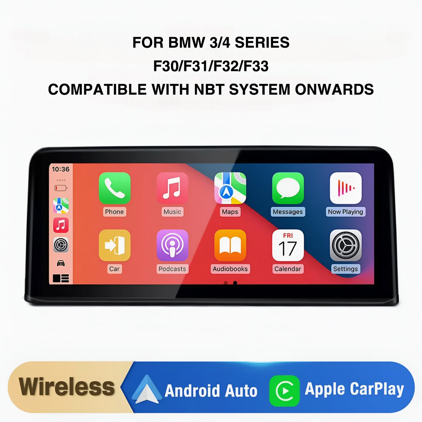 BMW 3/4 Series F30/31/32/33 10.25" Touch Screen Upgrade
