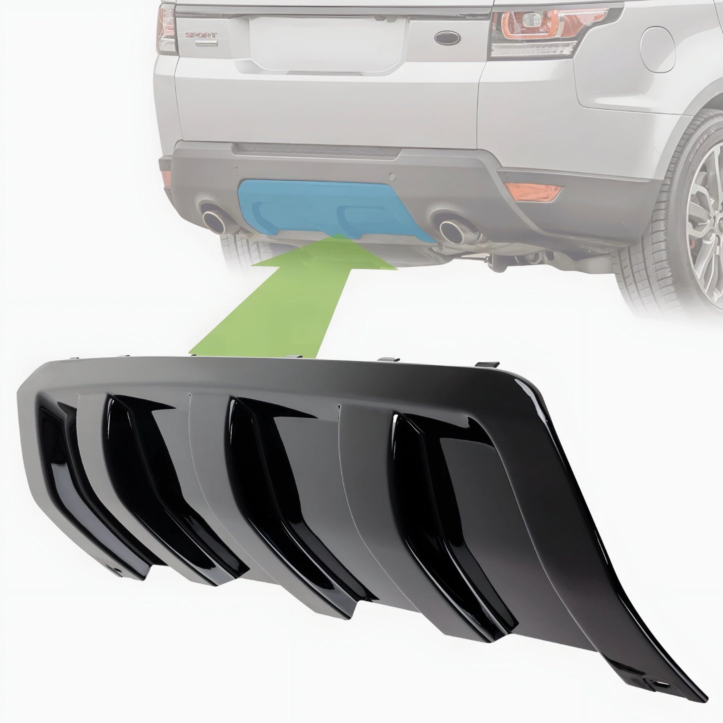 Range Rover Sport L494 Rear Diffuser Tow Eye Cover