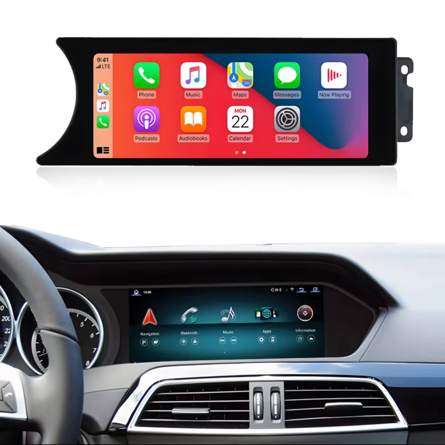 Mercedes C-Class W204/C204 8.8" Touch Screen Upgrade