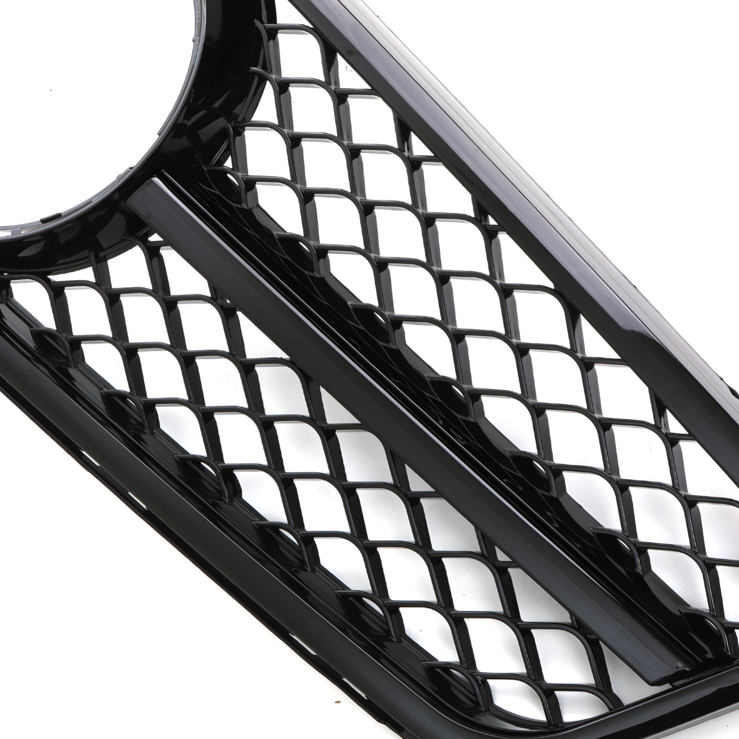 Mercedes-Benz C-Class W204 C63 Style Black Front Grille (2007–2014)