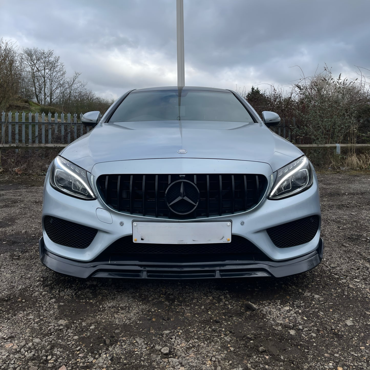 Mercedes-Benz C-Class W205 Black Amg Grille