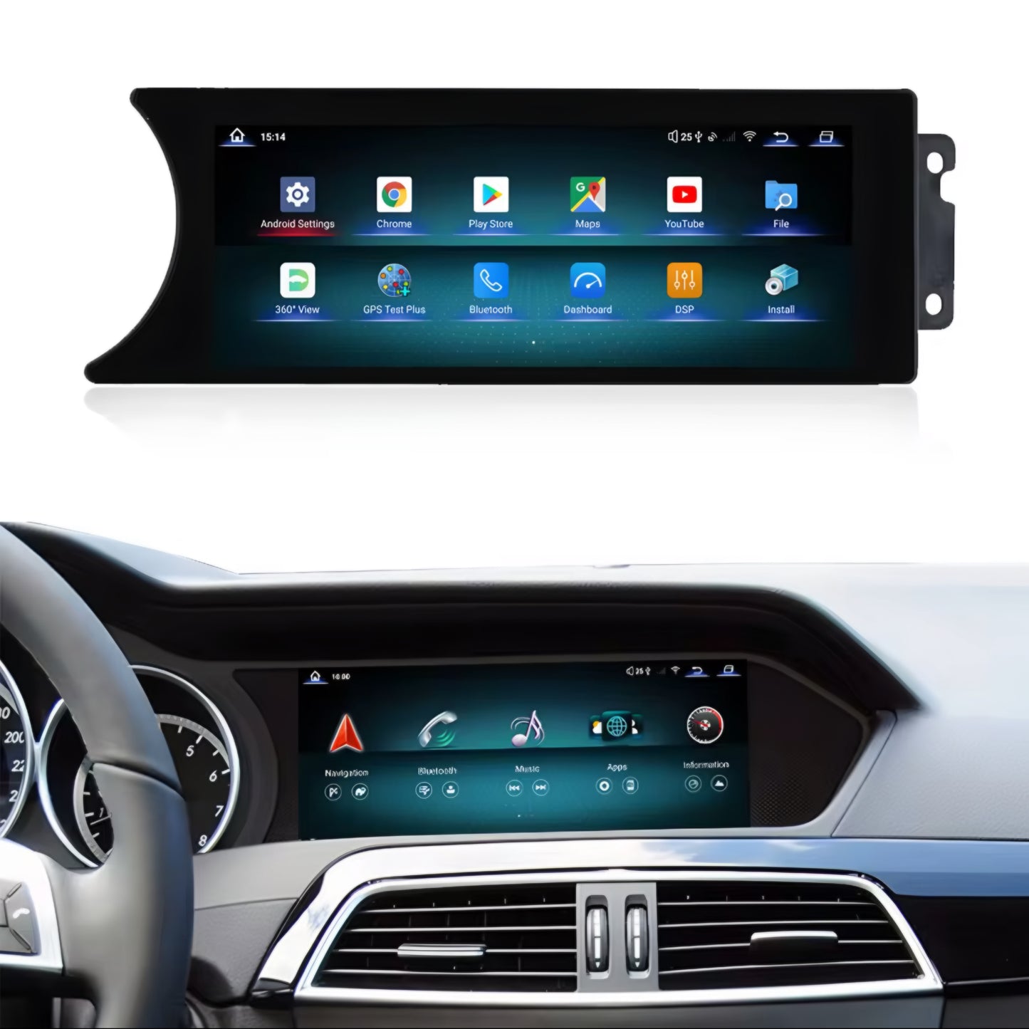 Mercedes C-Class W204/C204 8.8" Touch Screen Upgrade