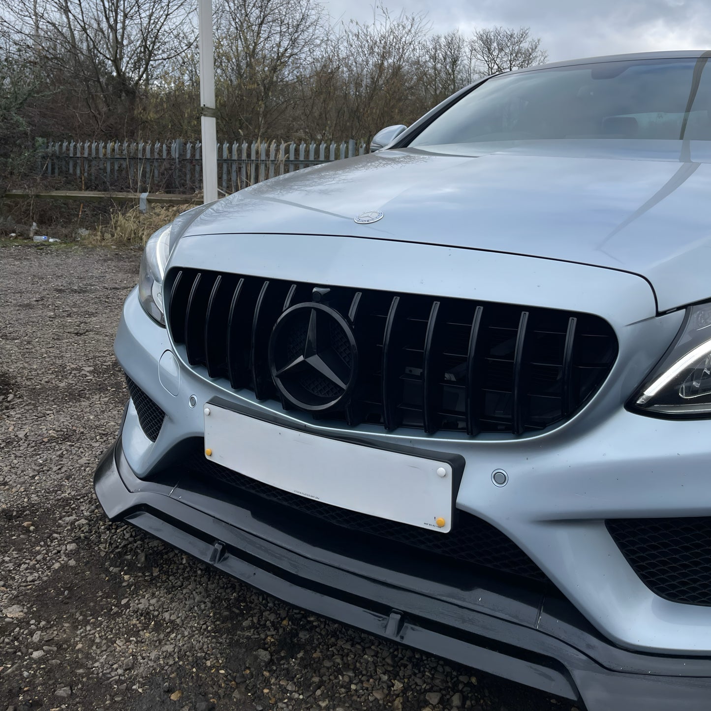 Mercedes-Benz C-Class W205 Black Amg Grille