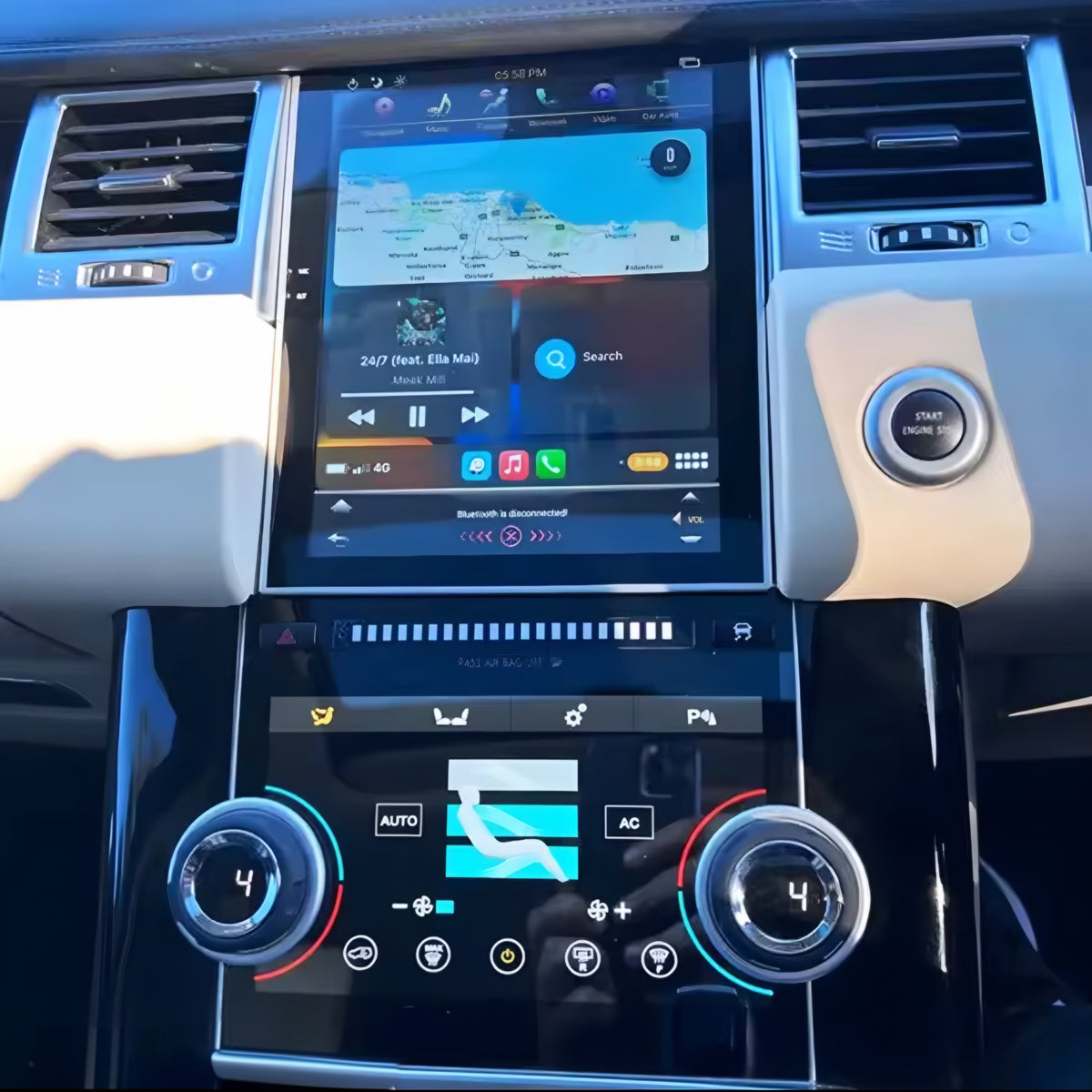 Range Rover Sport L320 Tesla Style Screen Upgrade