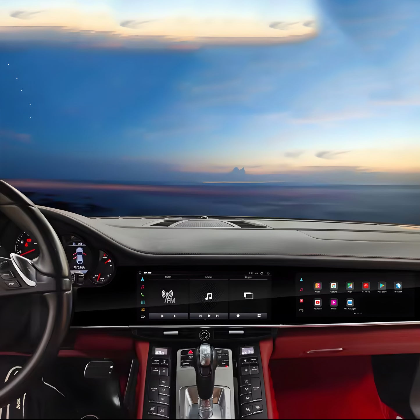 Porsche Panamera 970 (2009-2016) 12.3" Dual Touch Screen Upgrade