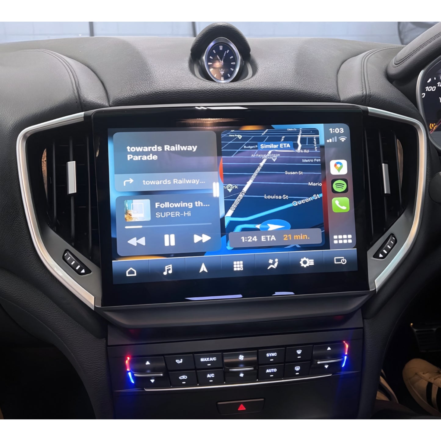 Maserati Ghibli Screen Upgrade