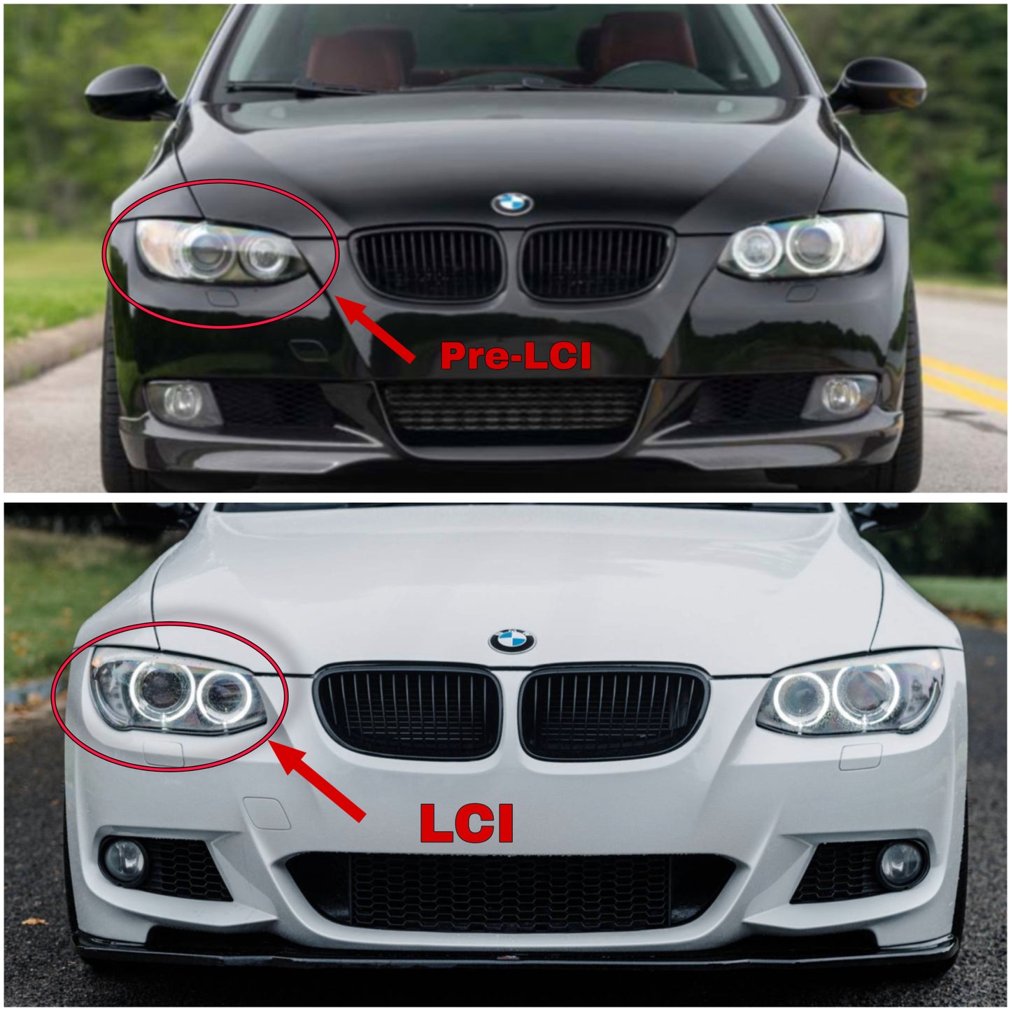 BMW 3 Series (E90, E91, E92, E93– 2005–2008) Pre-LCI Carbon Fibre Wing Mirror Covers