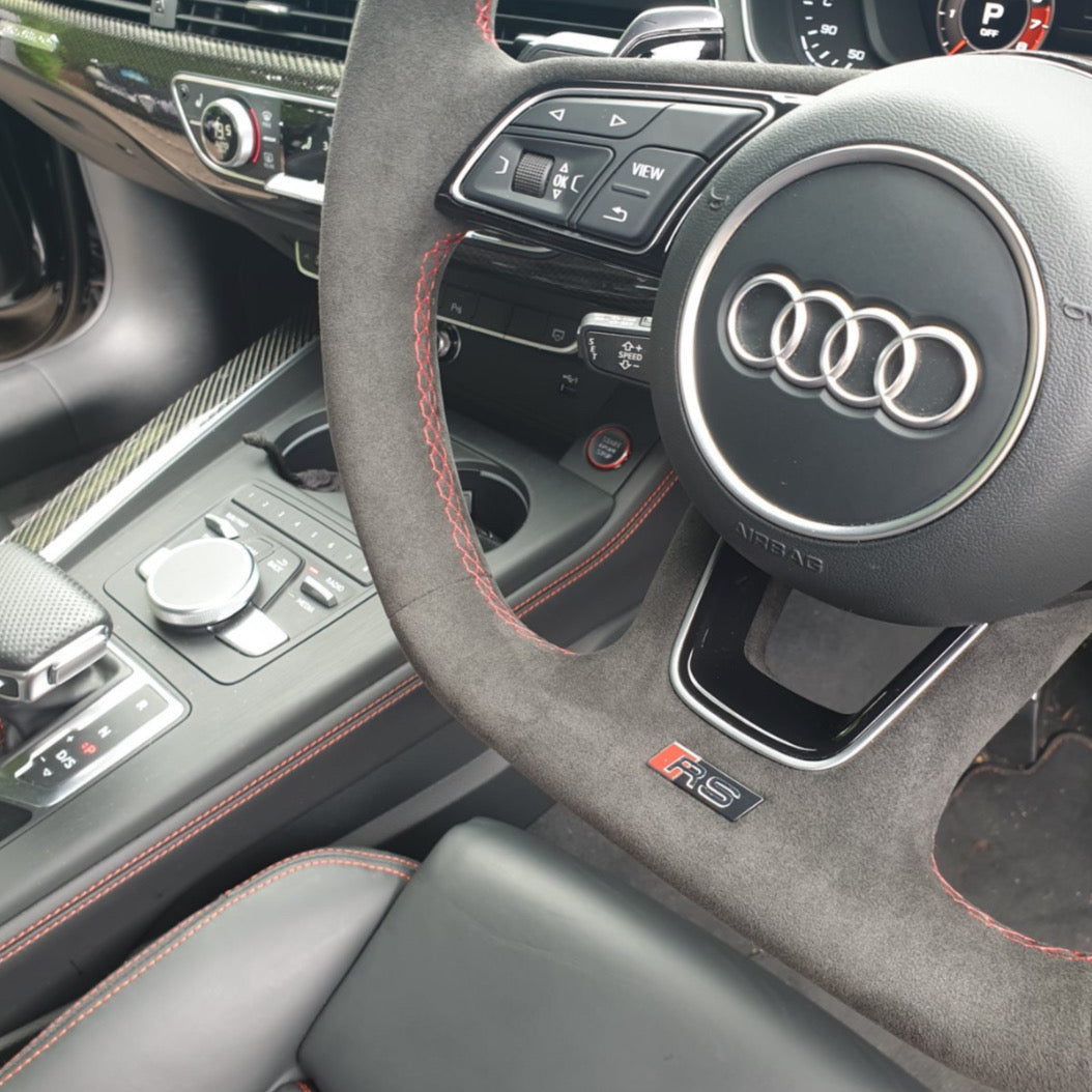 Audi RS Style Alcantara Steering Wheel