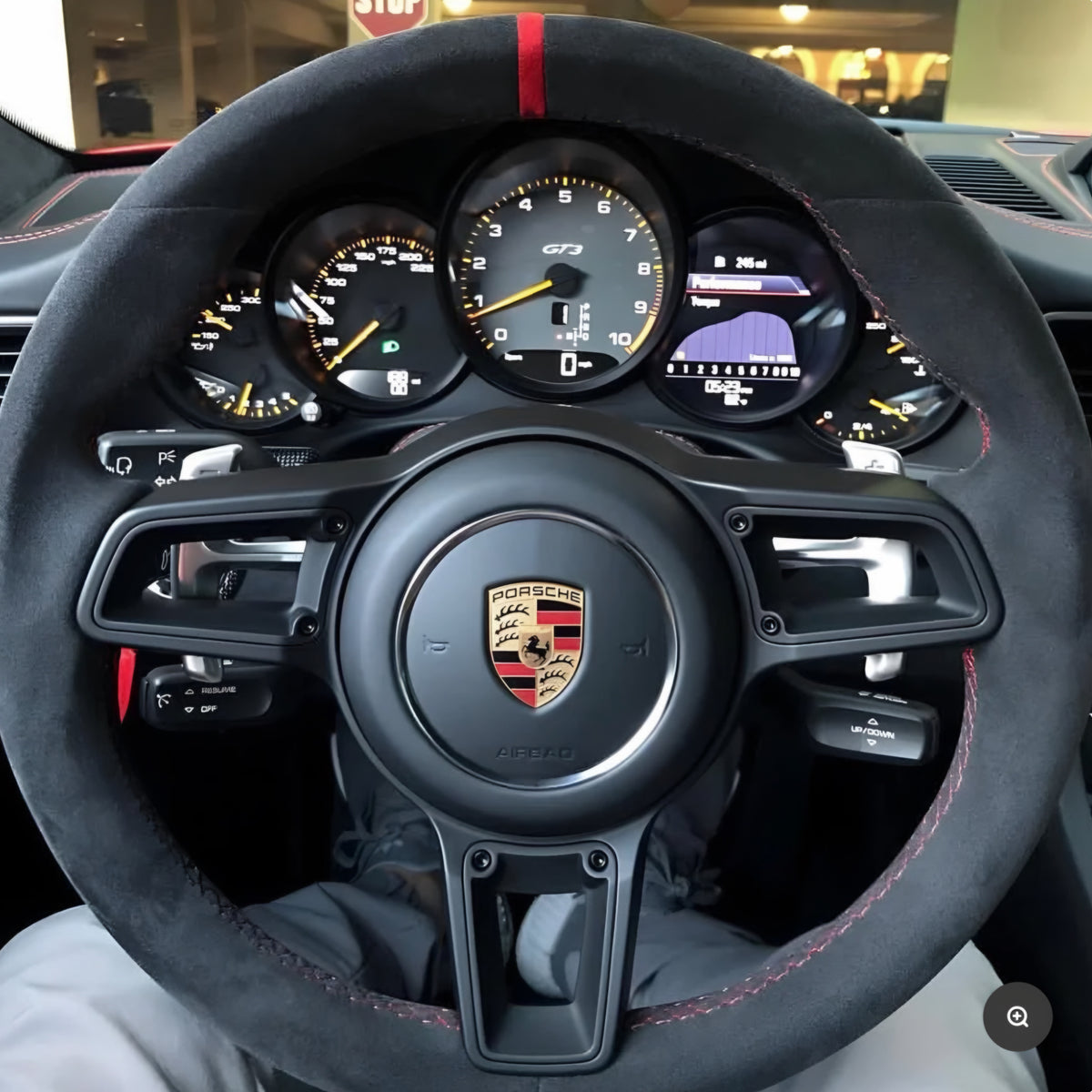 Porsche Alcantara Steering Wheel