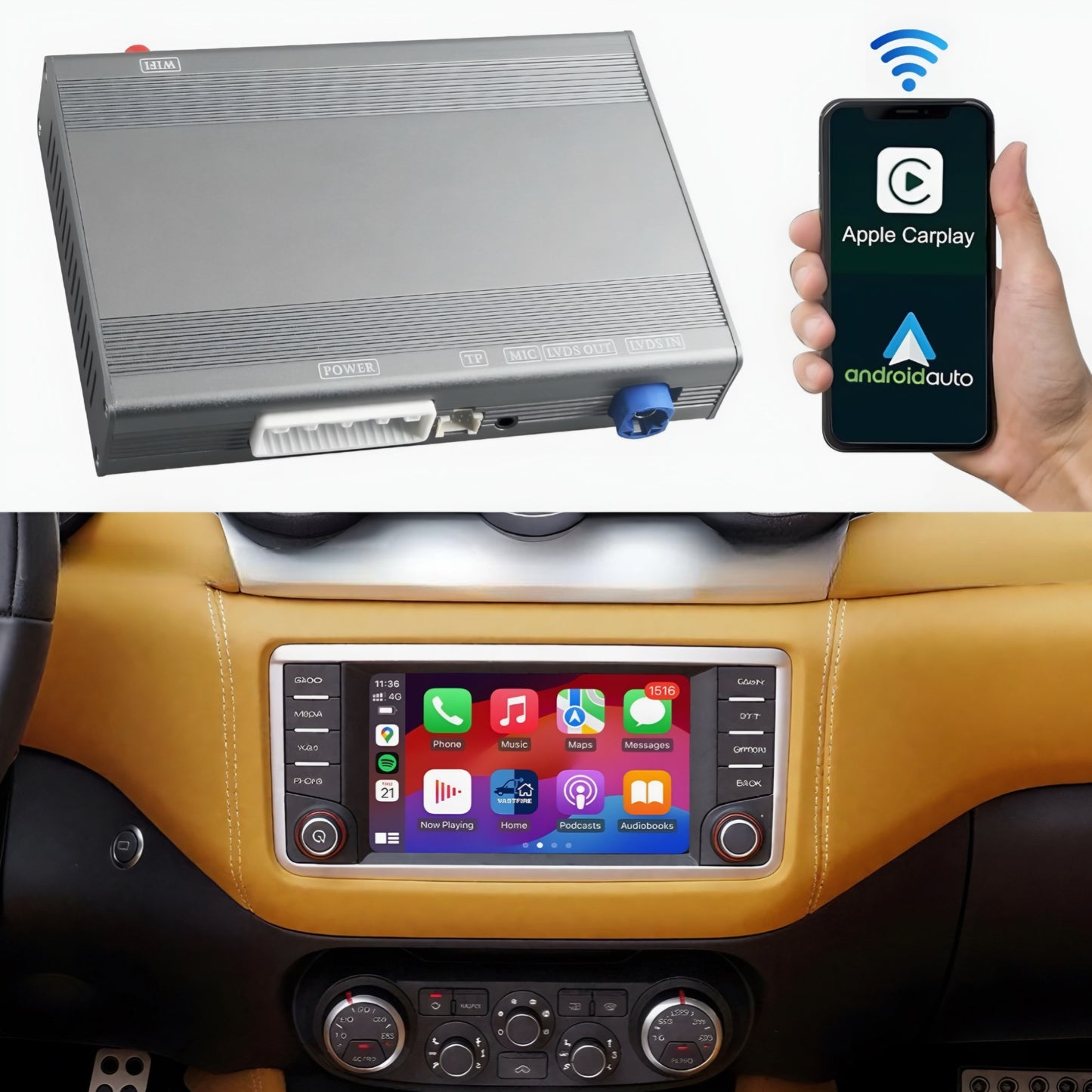 Ferrari Apple CarPlay/Android Auto Upgrade