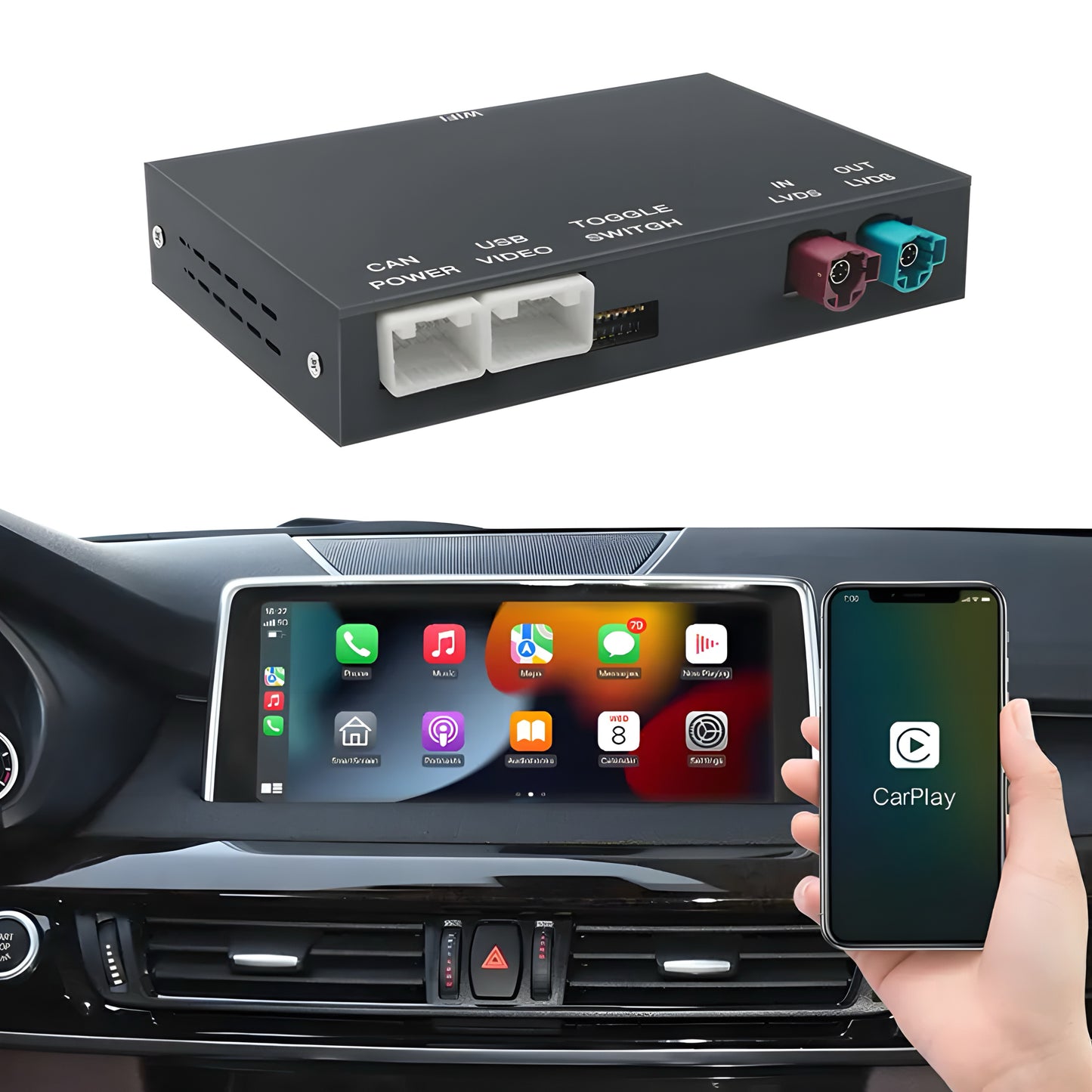 BMW 1-7 Series Apple CarPlay/Android Auto Unit