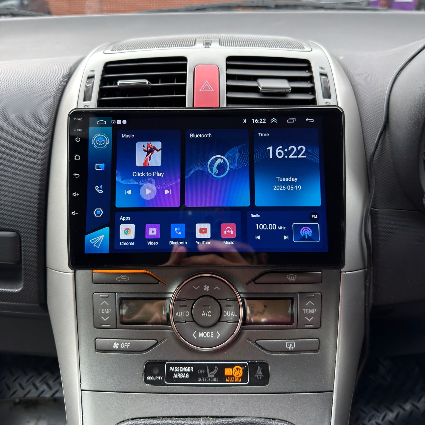 Toyota Auris 9" Screen Upgrade (2006-2012)