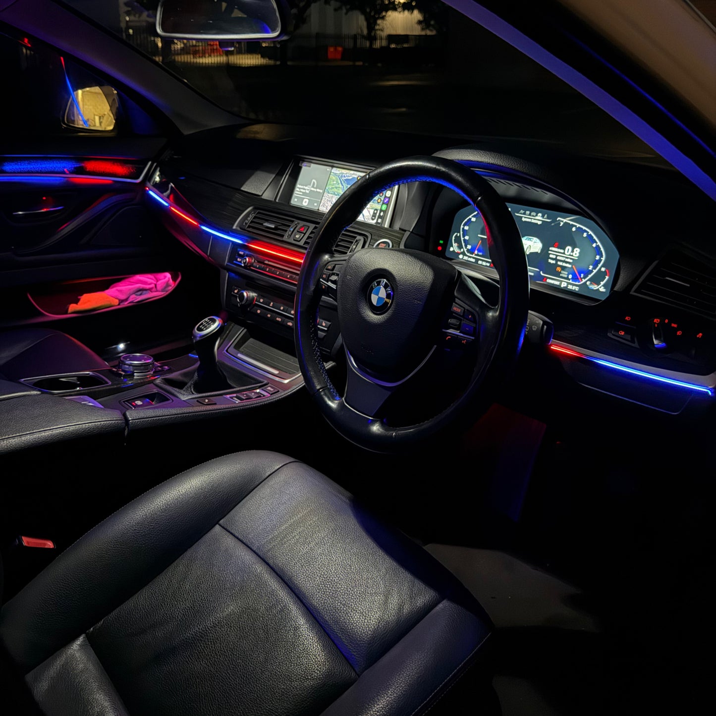 BMW 5 Series F10/F11 Ambient Lighting Installation
