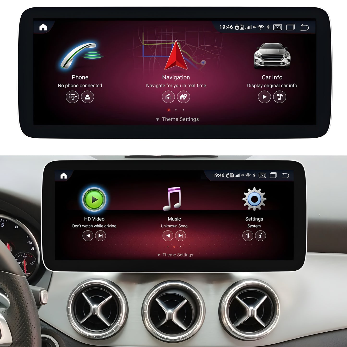 Mercedes-Benz A-Class W176 Screen Upgrade