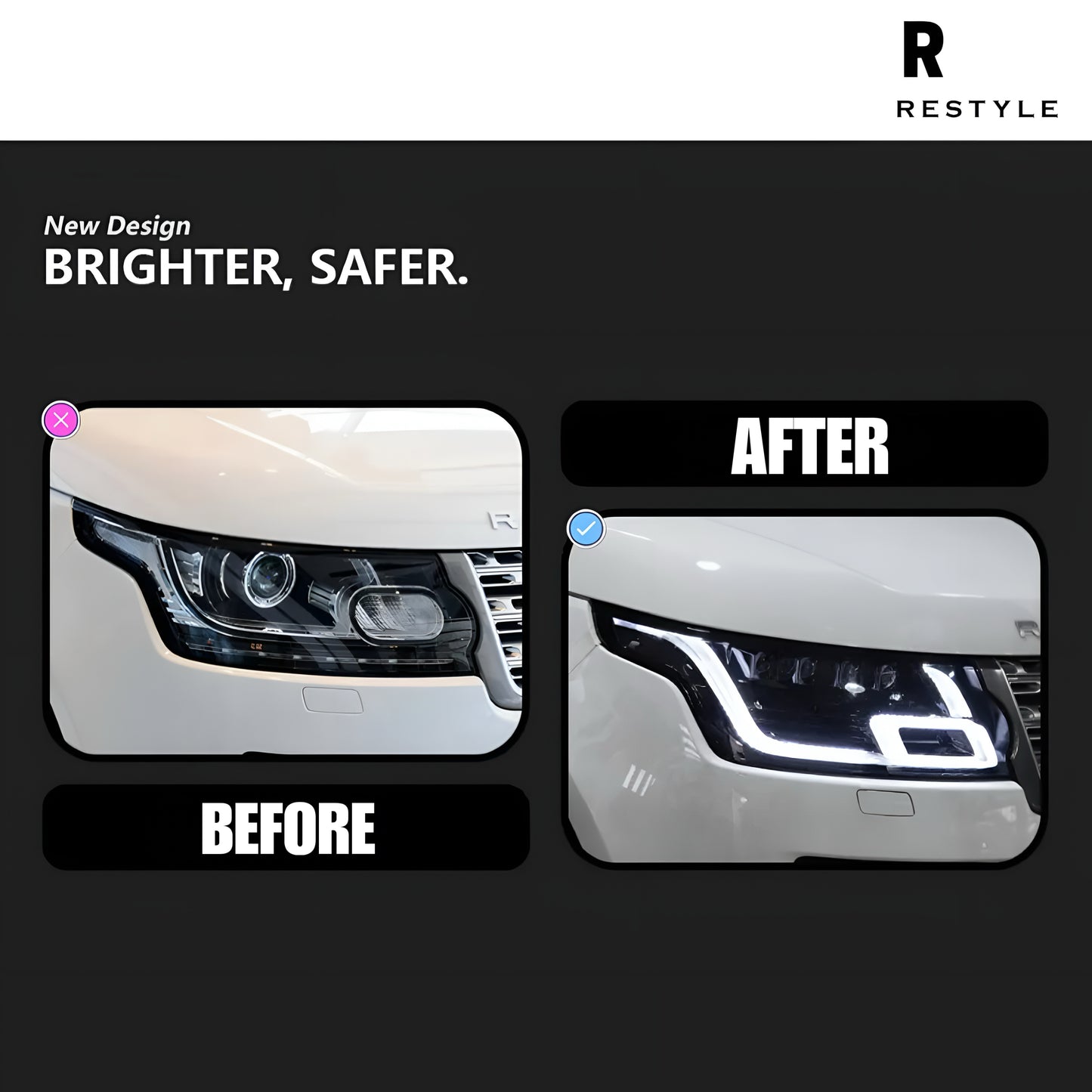 Range Rover Sport Facelift Headlights 13-18