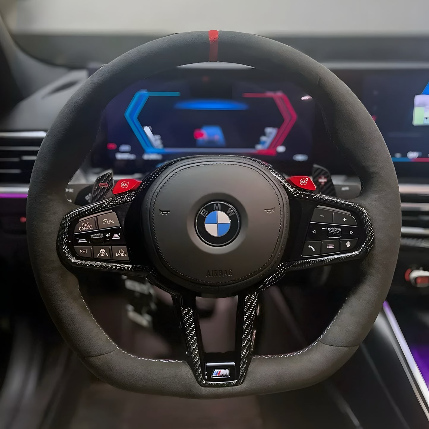 BMW G Series LCI-Style Alcantara Steering Wheel