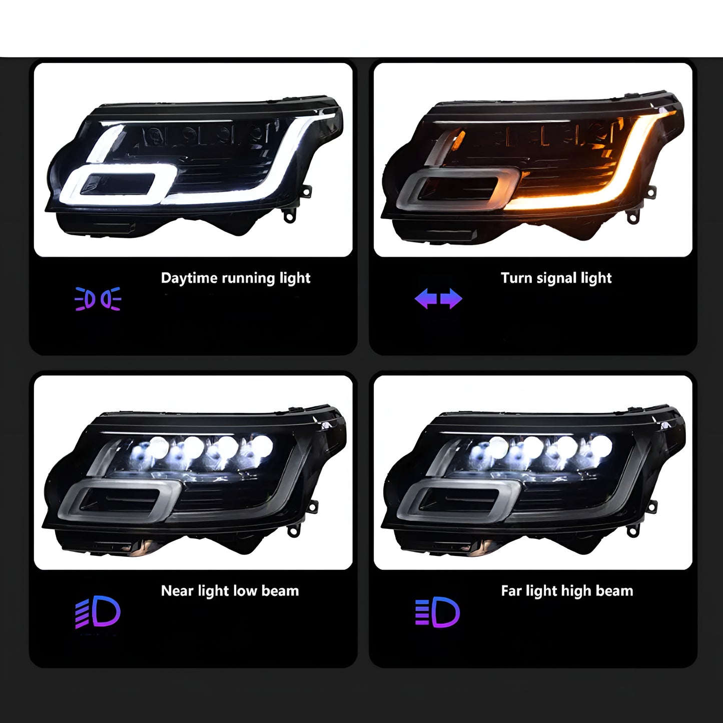 Range Rover Sport Facelift Headlights 13-18