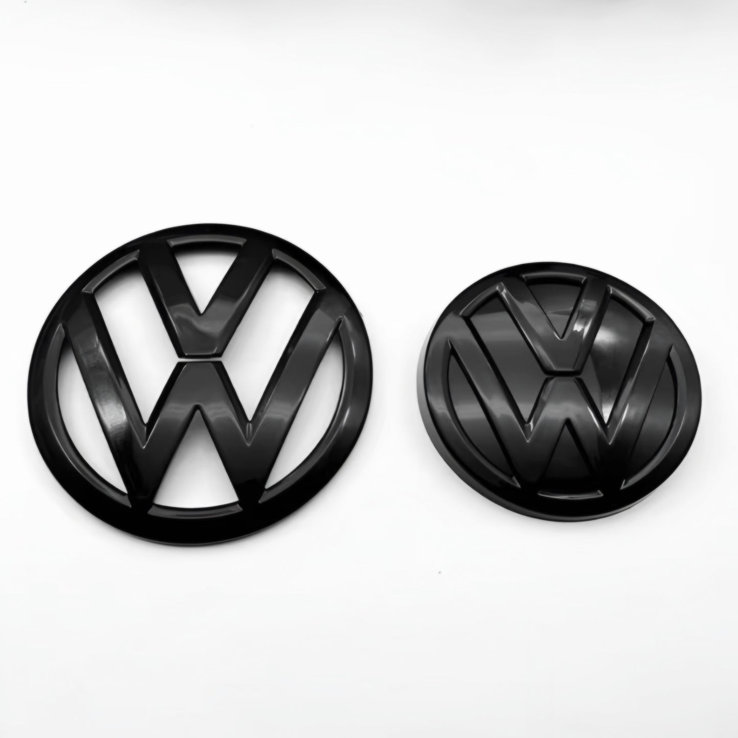 VW Golf MK7 / MK7.5 Gloss Black Front & Rear Badge Set