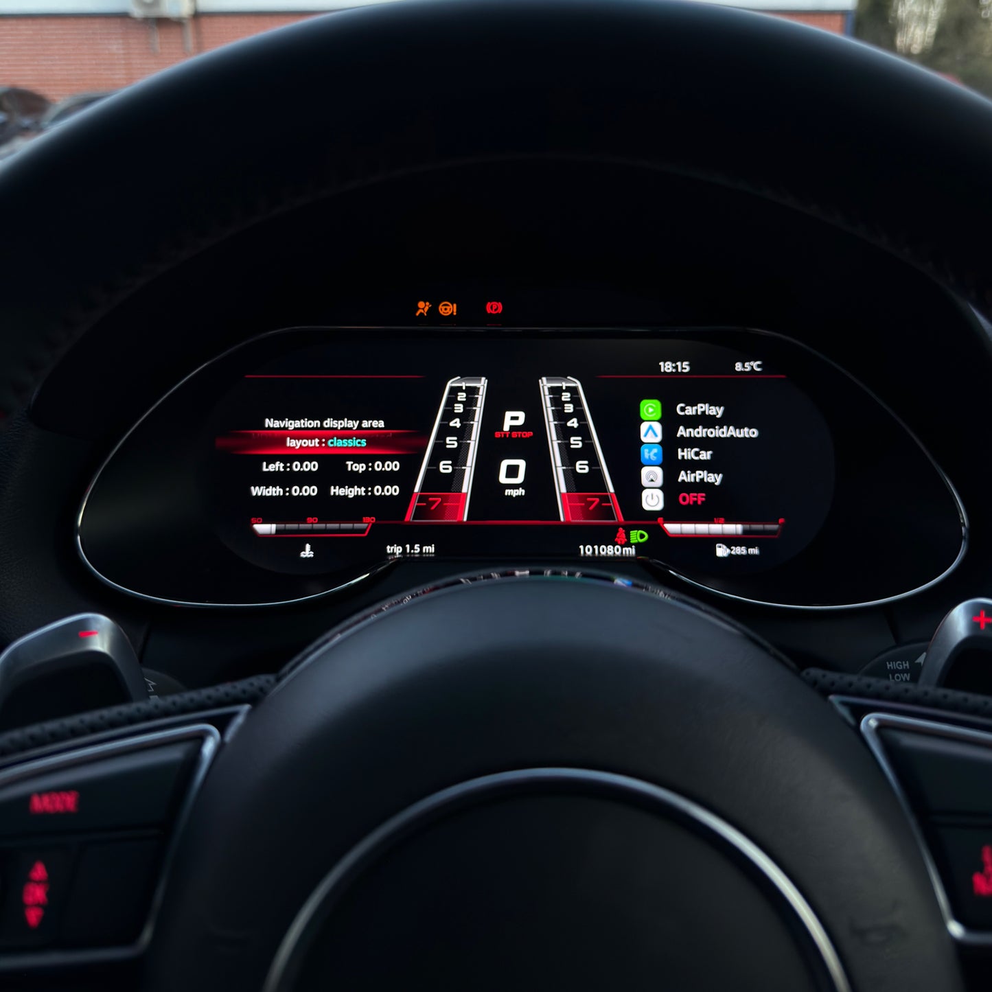 Audi Q5 8R Virtual Cockpit Upgrade (2008–2017)