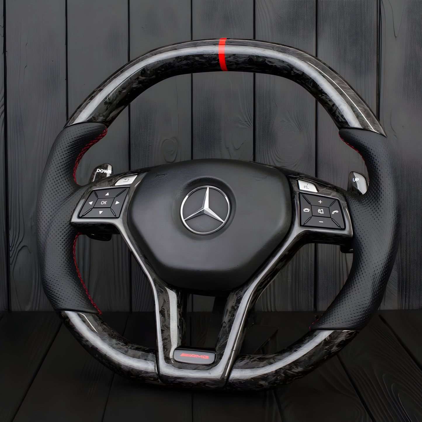 Mercedes-Benz C63/E63 W204/W213 Forged Carbon Fibre Steering Wheel