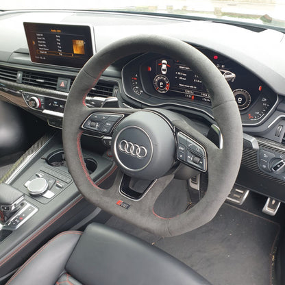 Audi RS Style Alcantara Steering Wheel