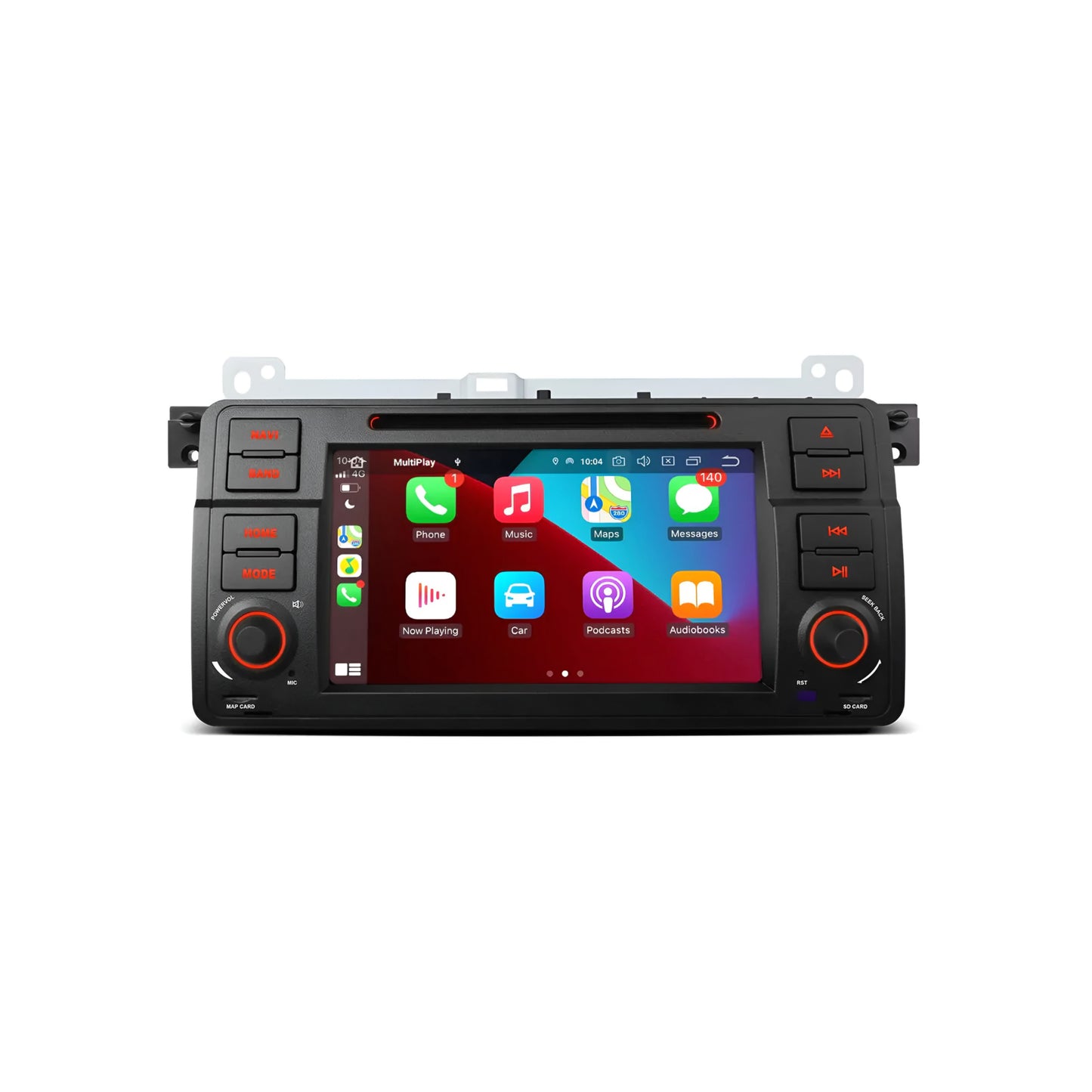 BMW E46 7" Screen Upgrade (1998–2006) with Apple CarPlay & Android Auto