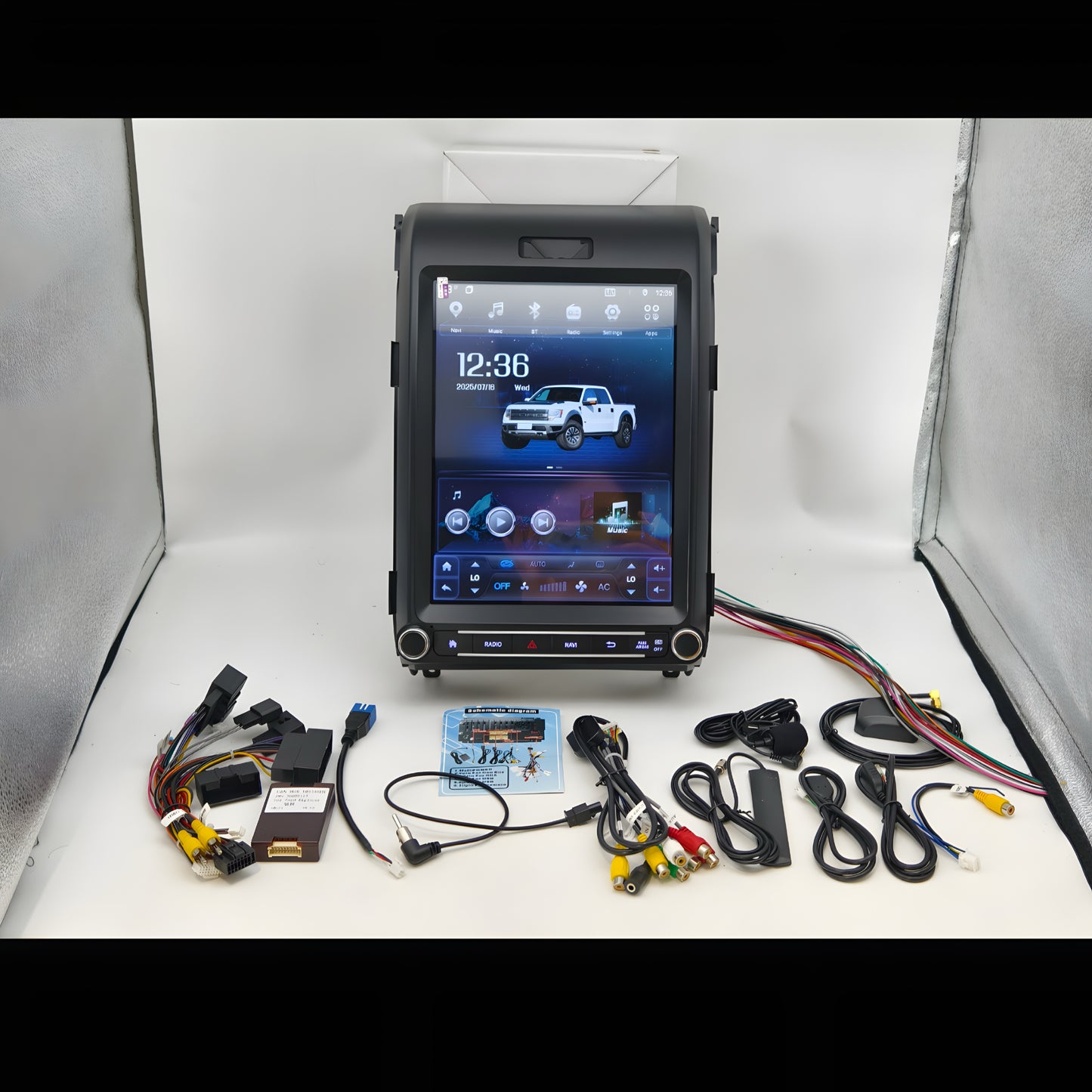 Ford Raptor F150 14.5" Tesla Style Screen Upgrade