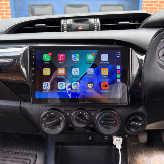 Toyota Hilux Screen with Apple CarPlay/Android Auto