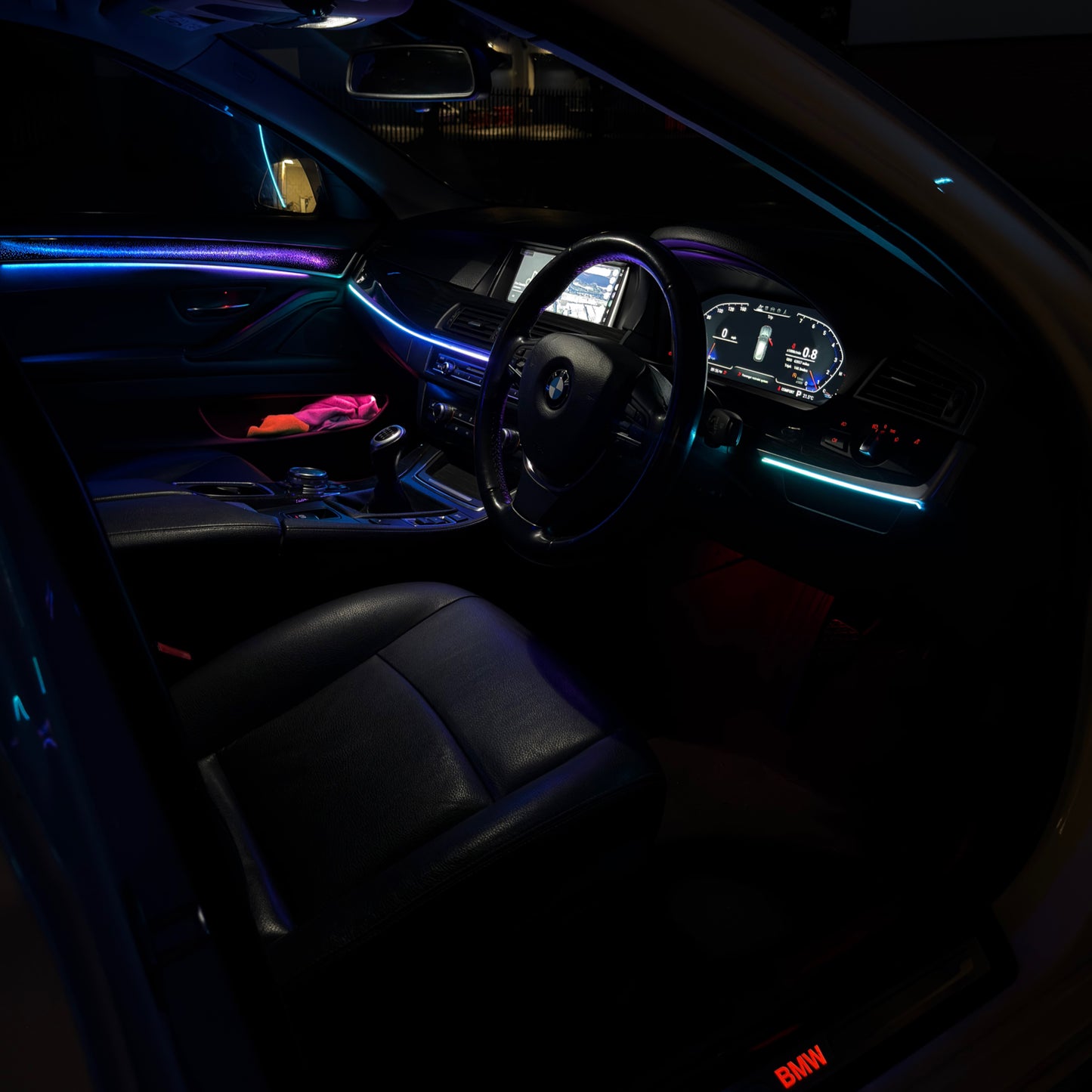 BMW 5 Series F10/F11 Ambient Lighting Installation