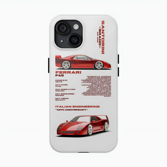 Ferrari F40 iPhone Case
