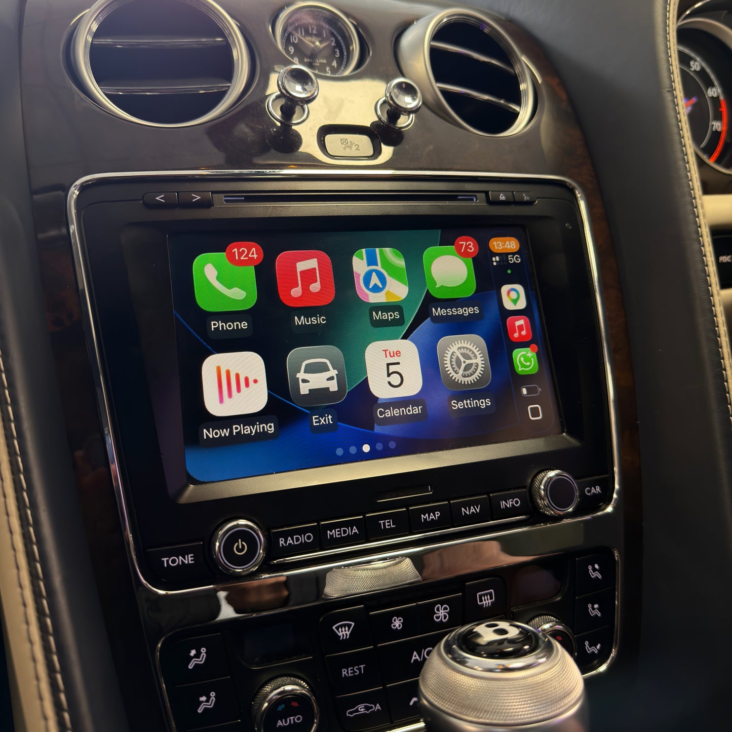 Bentley Continental GT/Flying Spur Apple CarPlay/Android Auto Upgrade