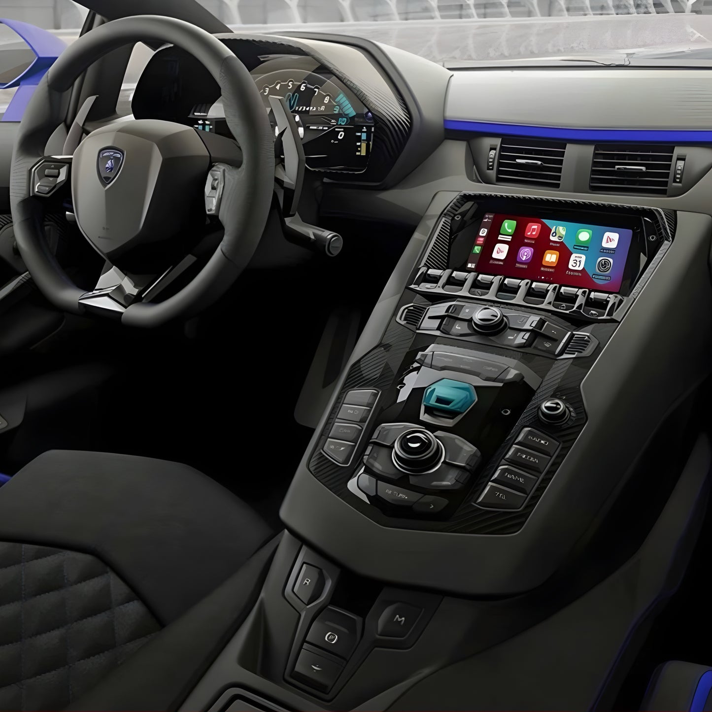 Lamborghini Aventador (2013–2019) Apple CarPlay & Android Auto Upgrade