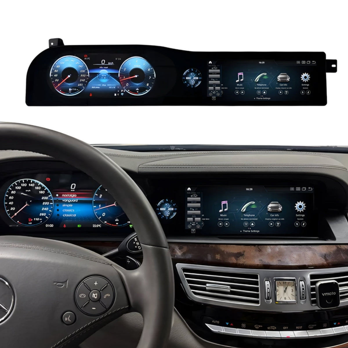 Mercedes-Benz W221 Dual Screen/Cockpit