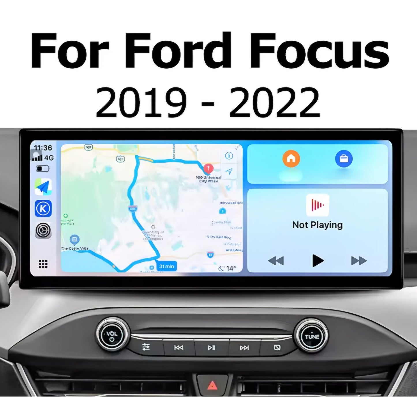 Ford Focus (2019-22) 12.3" Screen Upgrade