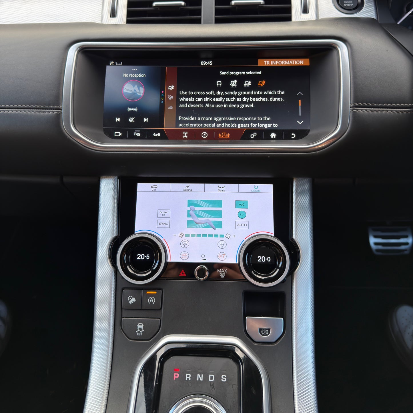 Range Rover Evoque Climate Control 7" LCD Screen