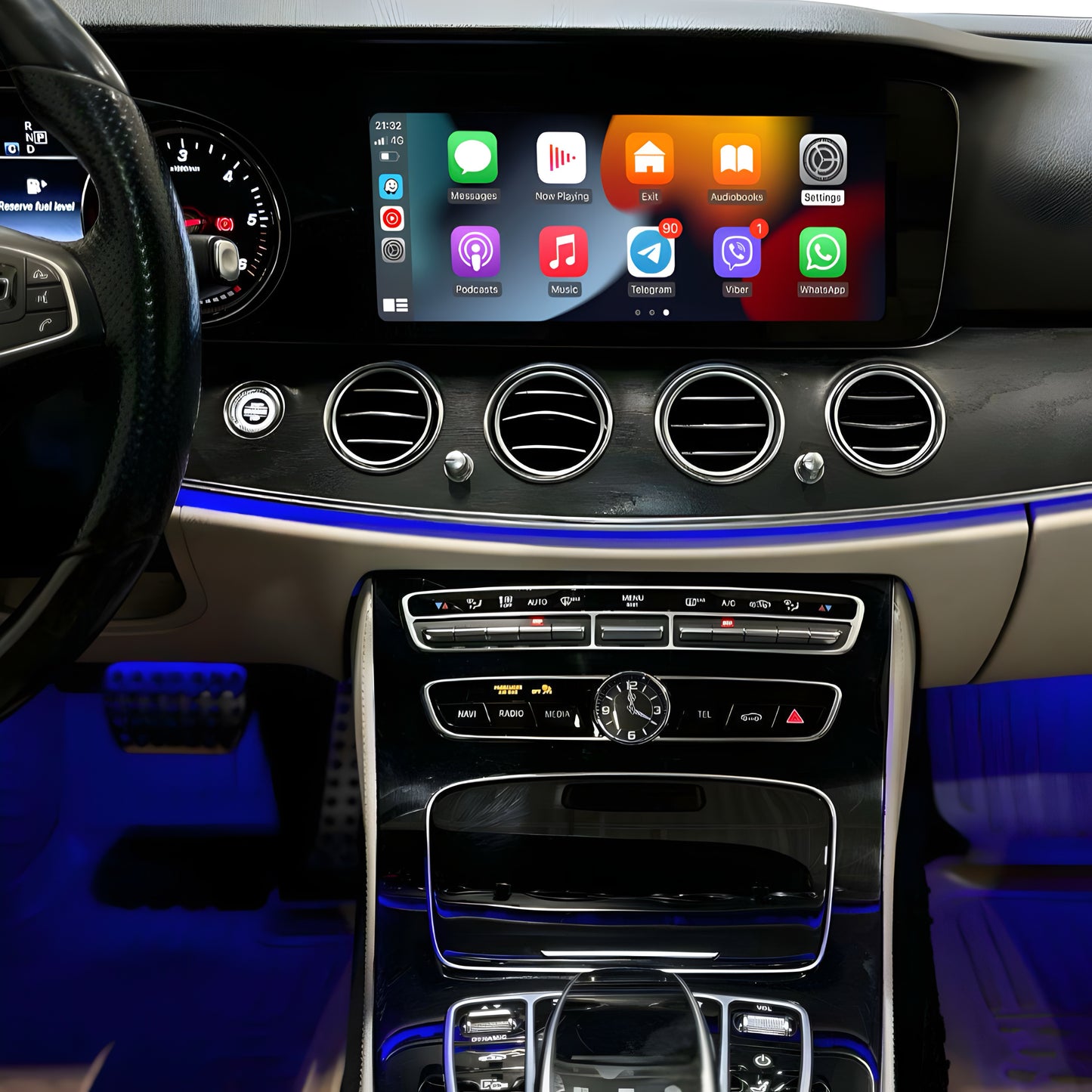 Mercedes-Benz NTG5.5/6.0 Wireless Apple CarPlay/Android Auto Upgrade