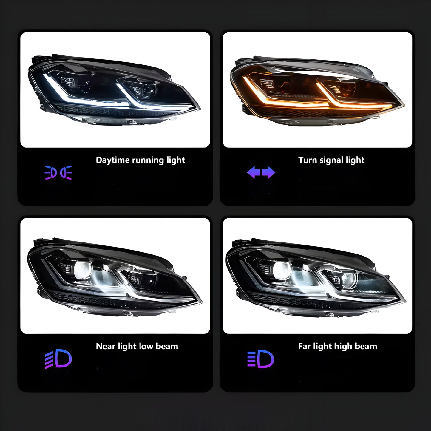 Volkswagen Golf MK7/7.5 Headlights