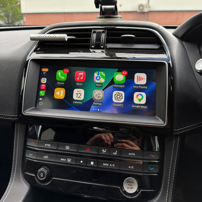 Jaguar XE/XF/F-Pace 10.25" Screen Upgrade with Apple CarPlay