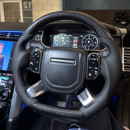 Range Rover Carbon Fibre Steering Wheel