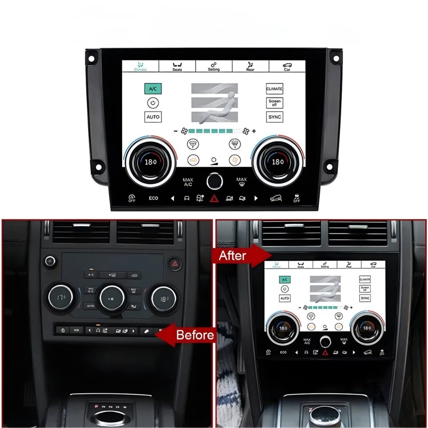 Land Rover Discovery Sport (2015-19) Climate Control Touch Panel