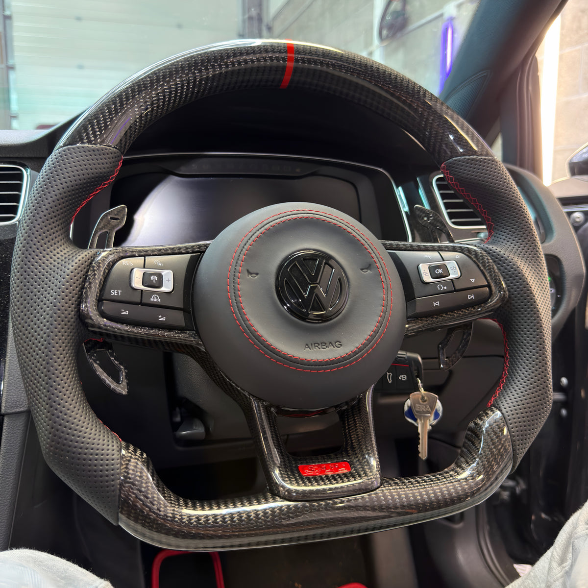 Volkswagen Golf MK7/7.5 Custom Carbon Fibre Steering Wheel