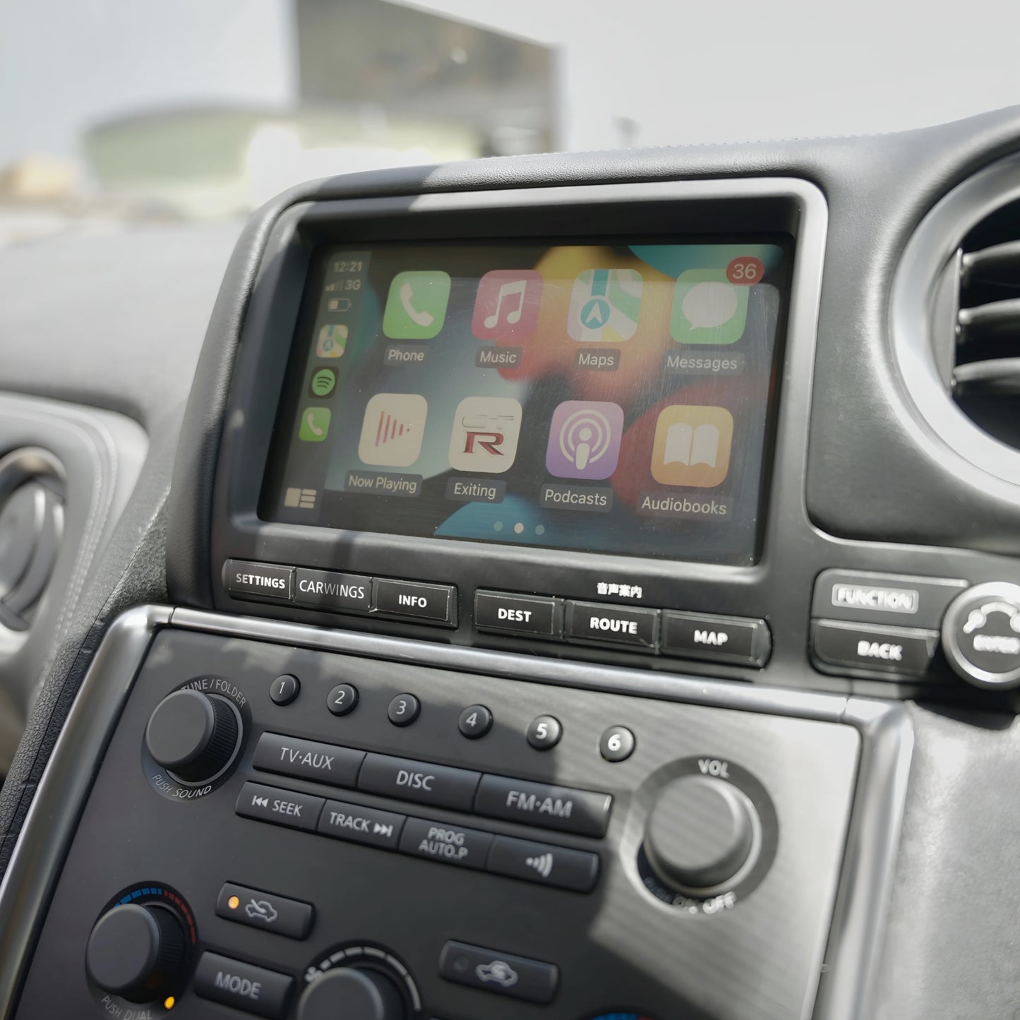 Nissan GTR Apple CarPlay/Android Auto Upgrade
