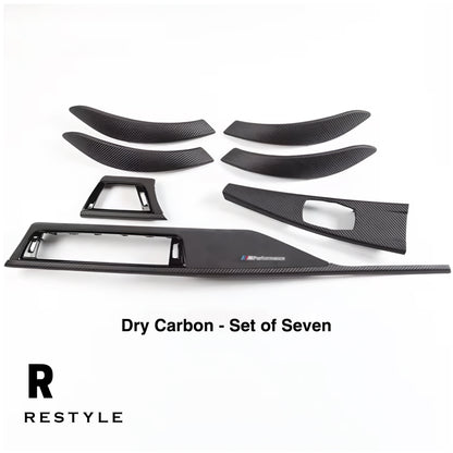 BMW 3/4 Series F30/31/32/33 Dry Carbon Fibre Interior Trim