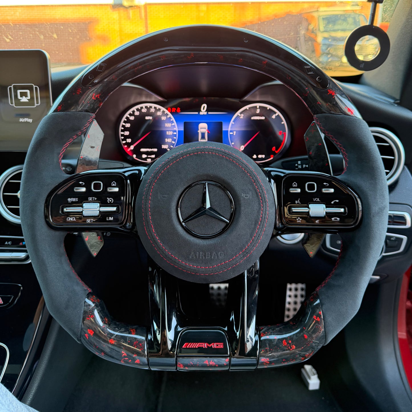 Mercedes-Benz Alcantara and Forged Carbon Fibre Wheel
