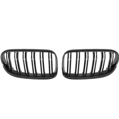 BMW 3 Series E92/E93 Gloss Black Front Kidney Grille Set