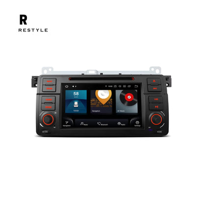 BMW E46 7" Screen Upgrade (1998–2006) with Apple CarPlay & Android Auto