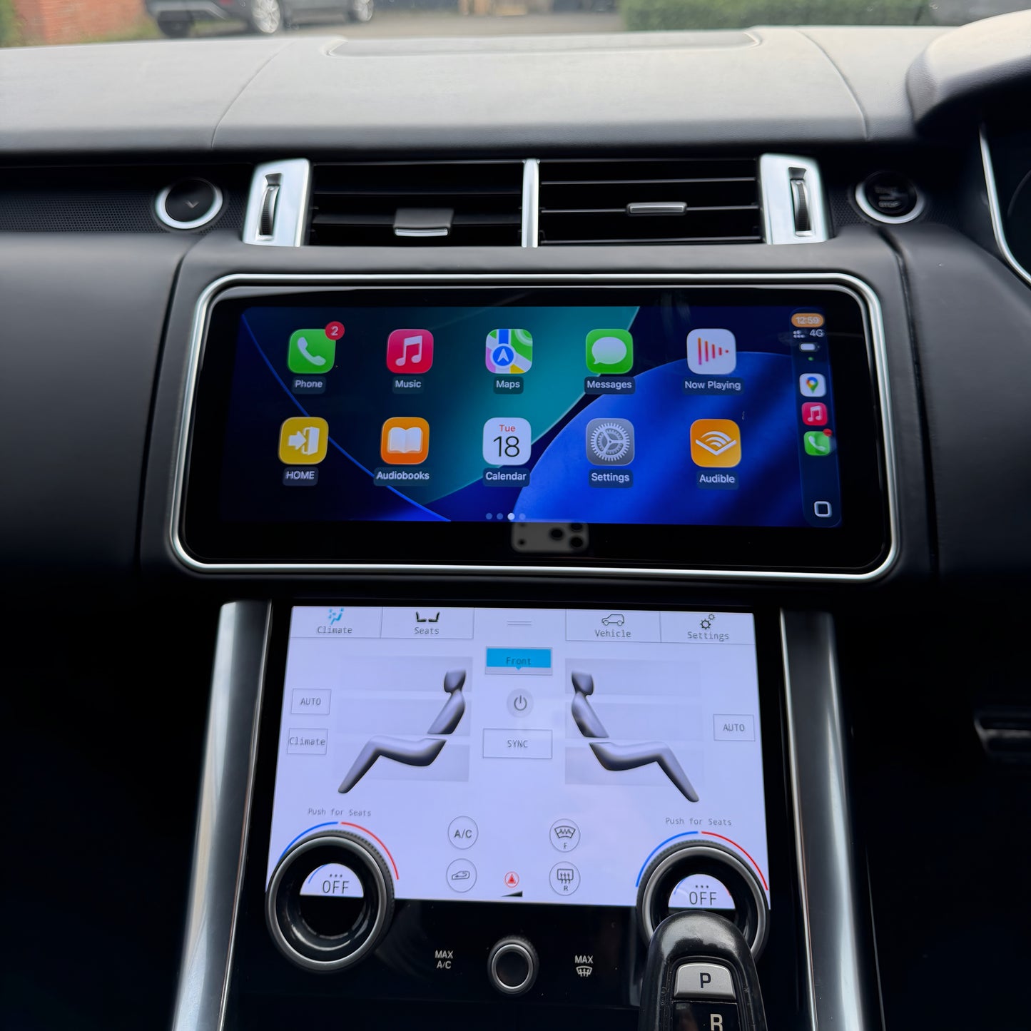 Range Rover Vogue L405 Climate Control Touch Panel